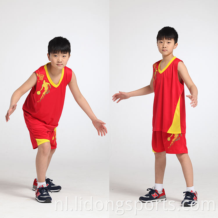 volwassen en kinderen basketbal doek mouwloze shirts shorts Basketbal pak sneldrogende basketbal jerseys Uniformen: